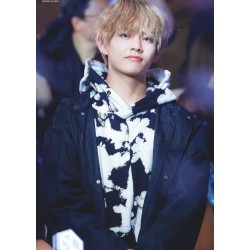 BTS Taehyung Black Puffer Jacket